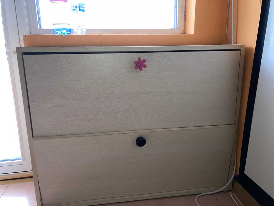 Компактен шкаф за обувки – сглобен и готов за ползване (30 лв)