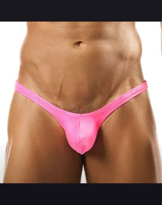 мужские стринги розовые