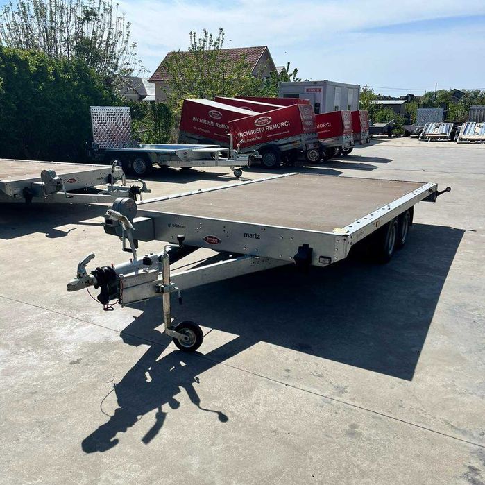 Remorca trailer auto GT Plateau 450×211 dublu ax 2700kg