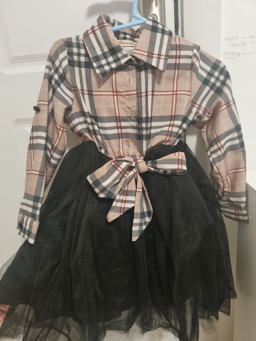 Детска рокля с чантичка 4г