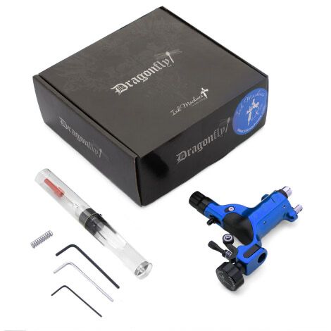 Тату машинка Ink Machine Dragonfly X2 синяя