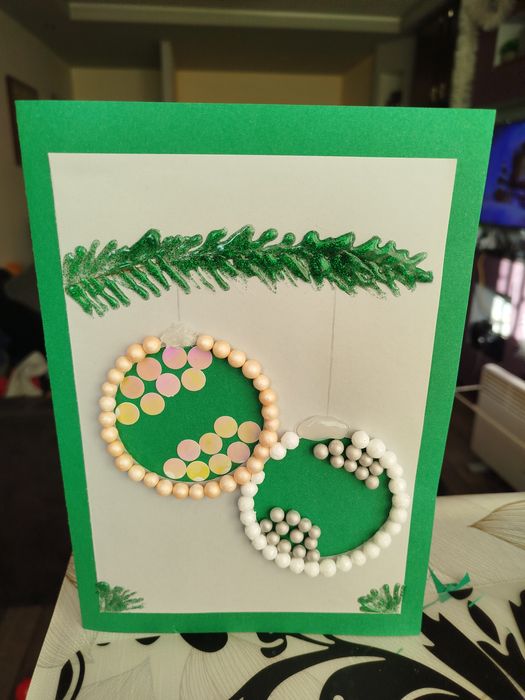 Ръчно изработени Коледни картички