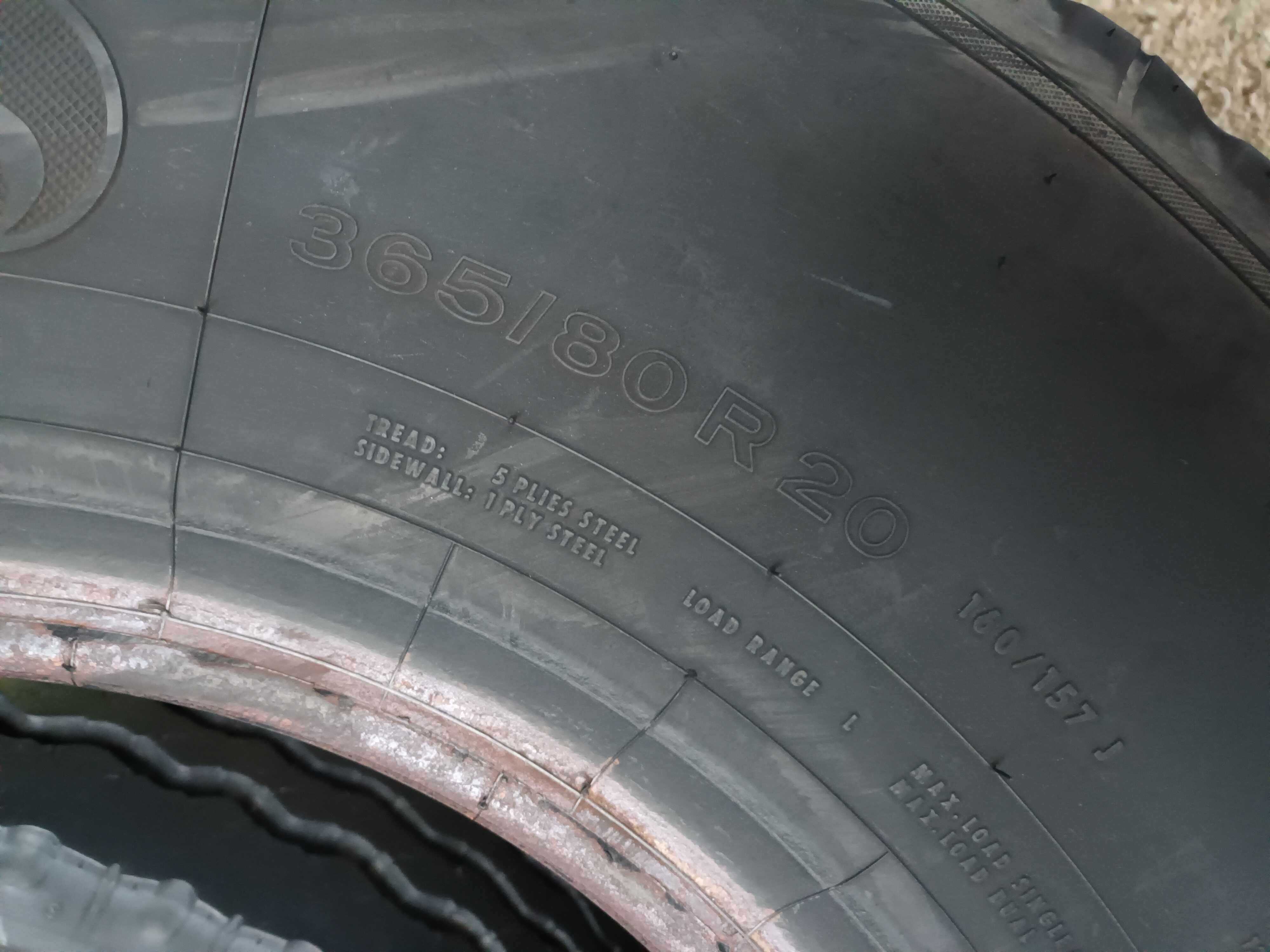 2 гуми за ремарке 365/80R20 Semperit Trailer-Steel M222 160/157J 20PR