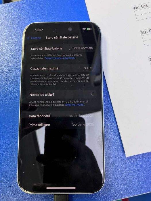 Acumulator iPhone 15 nou original