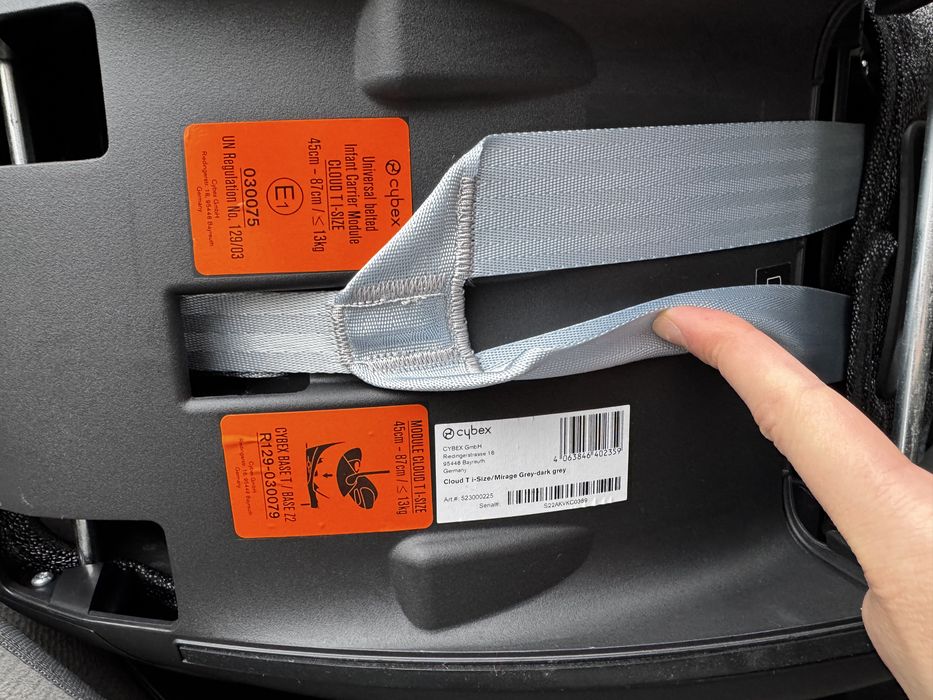 Scoica Cloud T i-Size Mirage Grey-dark grey