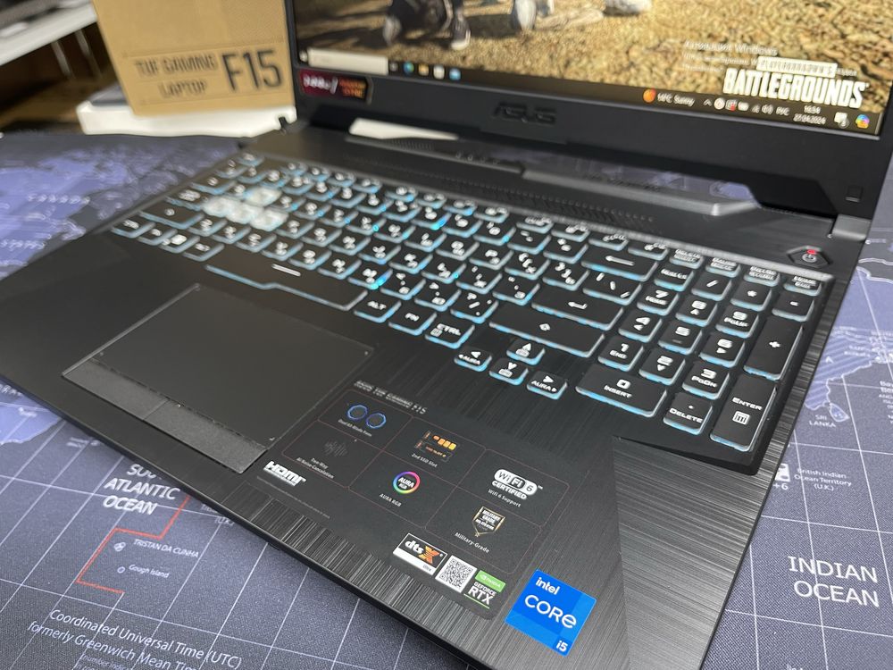 Игровой Asus Tuf Gaming F15 Core i5-11400H/16Gb/SSD512/RTX3050Ti