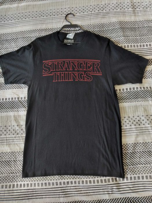 Мъжка Чена Тениска Stranger Things Размер S Netflix TV Series