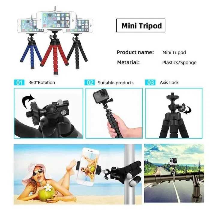 Kit Set Accesorii Elementare Camera GoPro 13 12 11 10 9 8 7 6 5 4 3 2