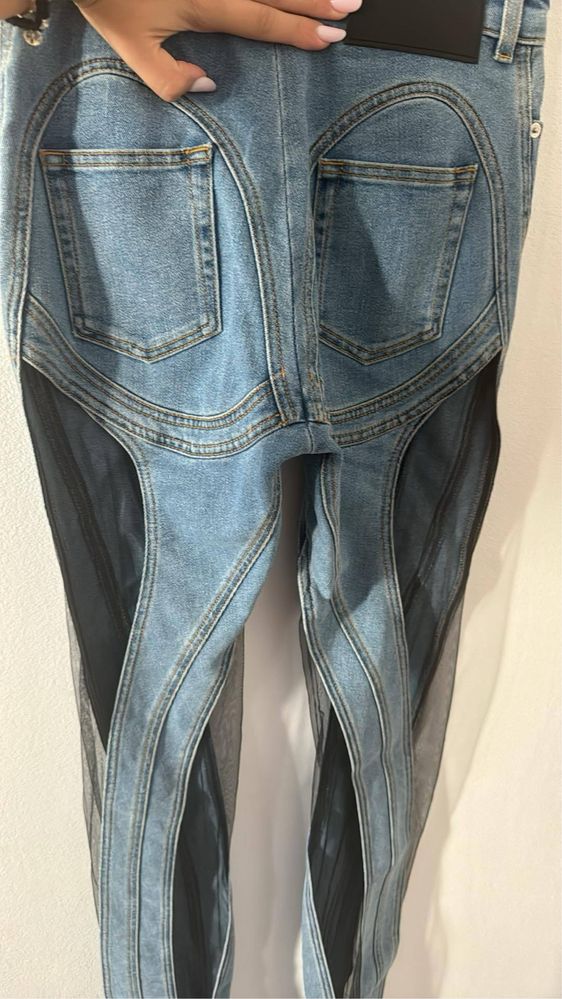 Blugi mugler autentici noi cu eticheta