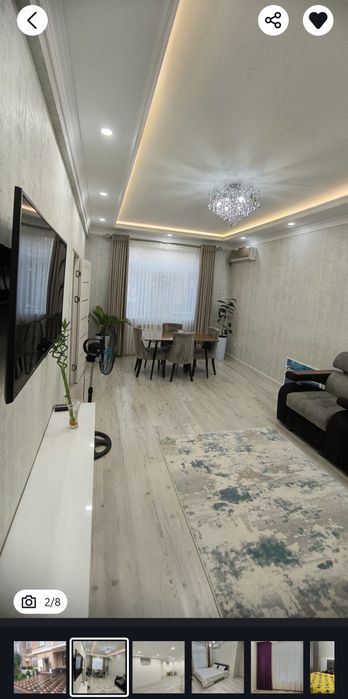 Коттедж 163м²Евроремонт 5-Хона 2-СанУзел кисман Жихозланган Сотилади