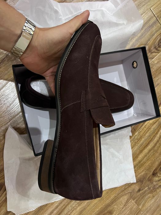 Мужские замшевые лоферы (47 размер)