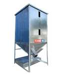 Amestecatoare de furaje capacitate 750 kg / h cu cantar