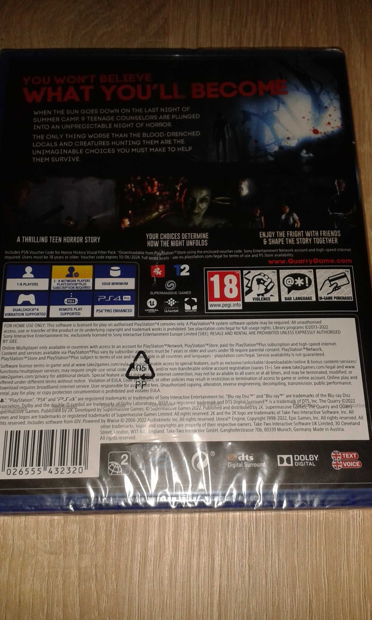 The Quarry (PS4) Нова, неразопакована