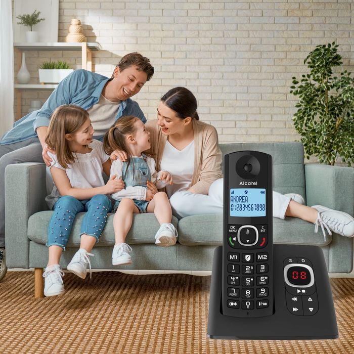 Telefon fix  fără fir Alcatel F530 Voice cu robot telefonic