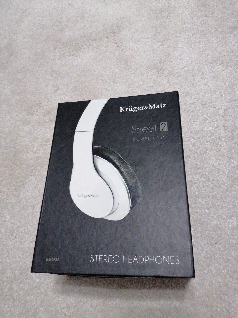 Casti audio cu fir Kruger&Matz SOUL 2 negru/alb