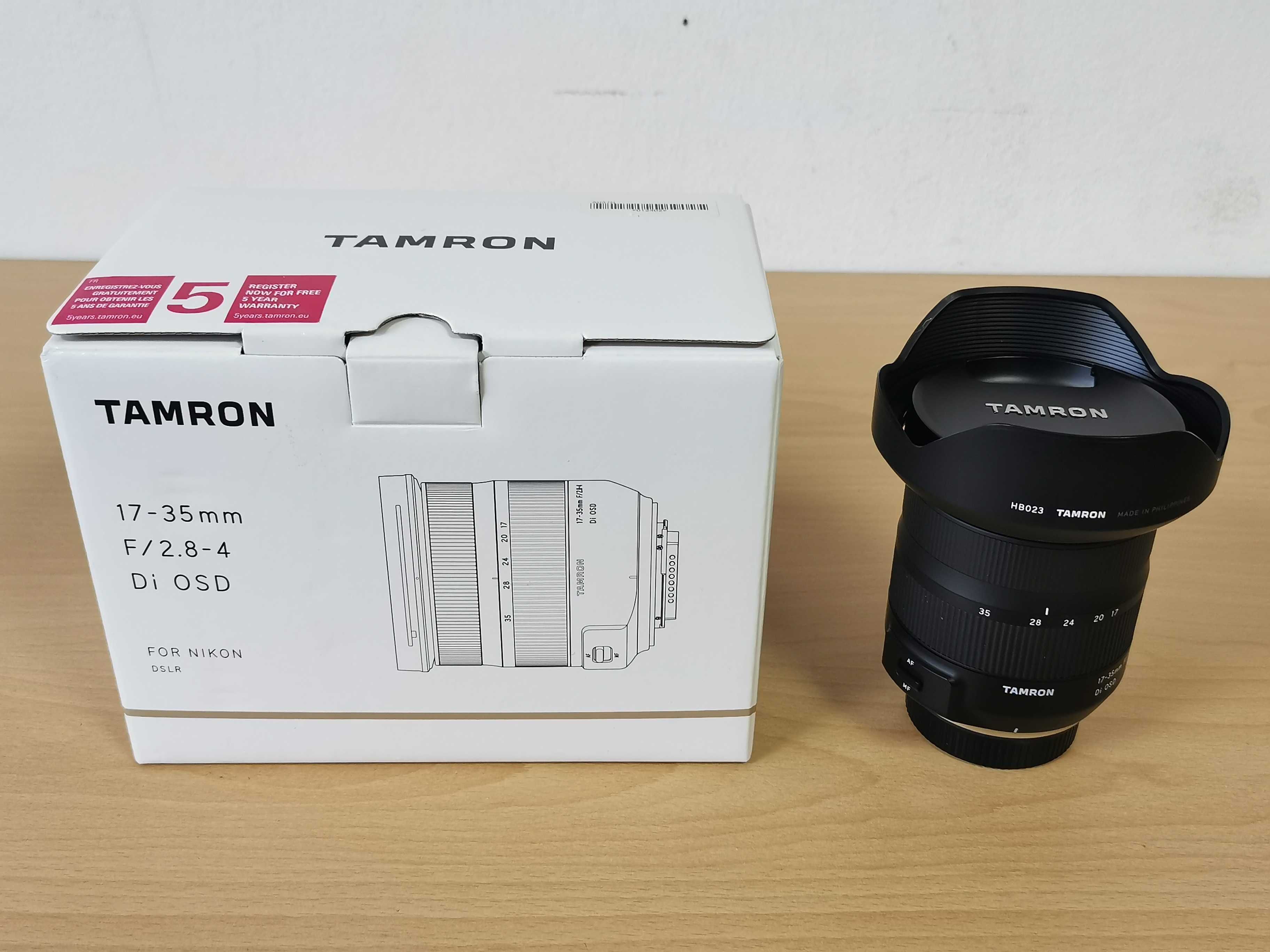 Tamron 17-35mm f/2.8-4 DI OSD Full-frame обектив за Nikon фотоапарати