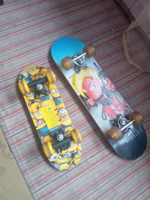 Transport Gratuit curier ! Skeiboard copii roti silicon ambele 100 ron