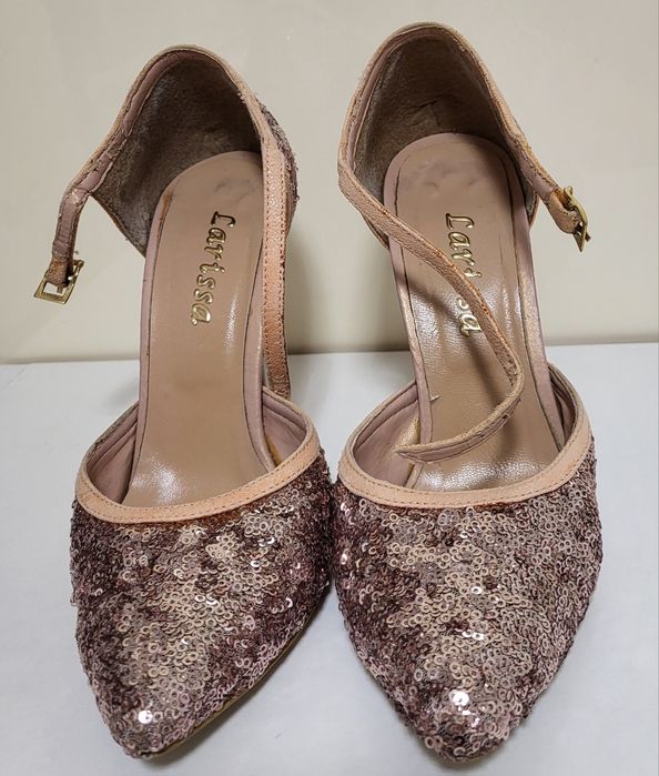 Pantofi cu toc, stiletto piele naturala