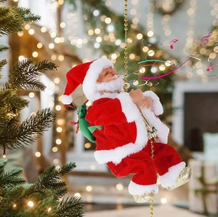 Музыкальный Дед Мороз На Верёвке