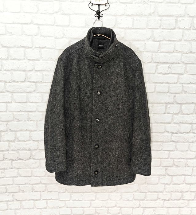 HUGO BOSS Оригинално мъжко вълнено палто размер 052 / XL