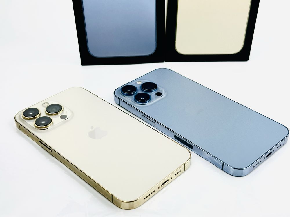 Apple iPhone 13 Pro 128GB Sierra Blue / Gold 93% Батерия! Гаранция!