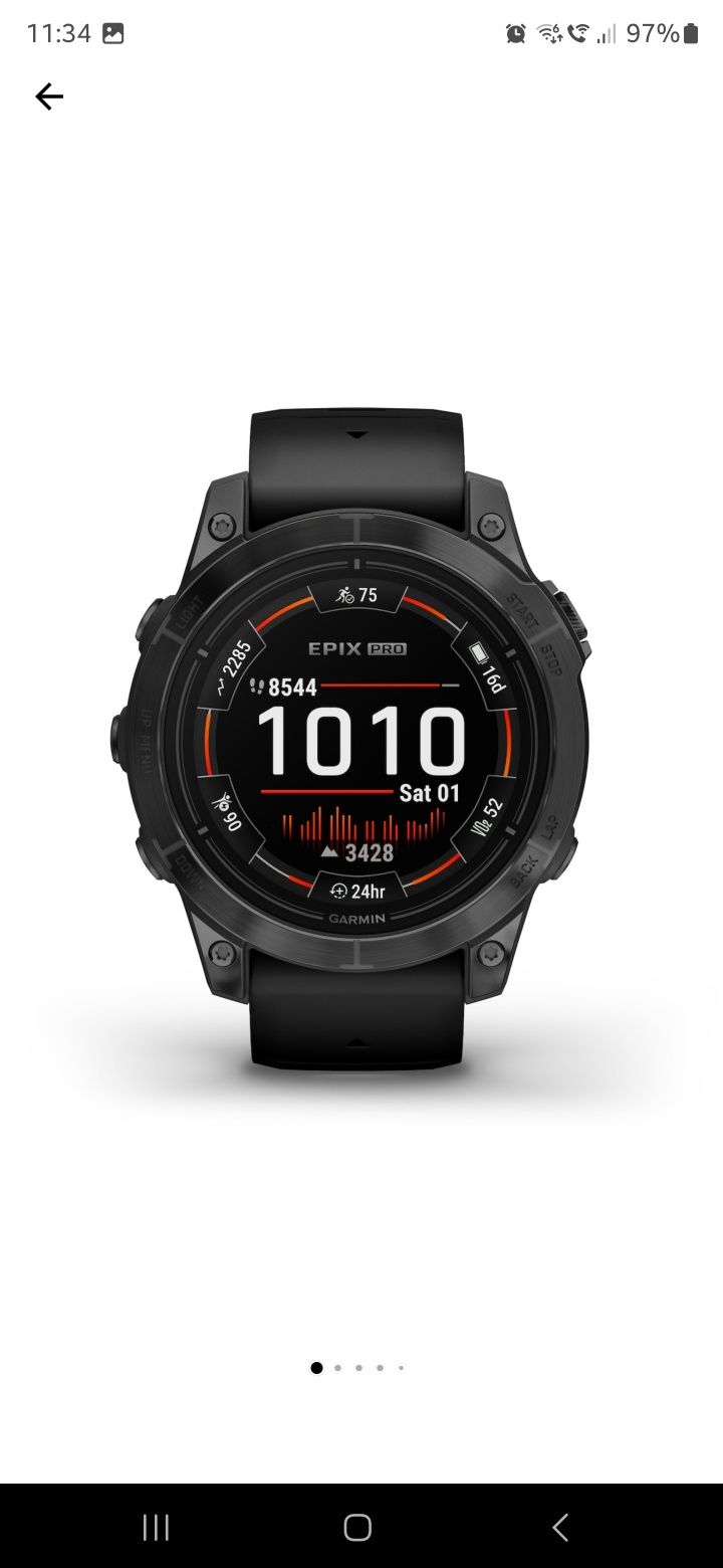 Garmin epix Pro (Gen 2), 47mm, garantie