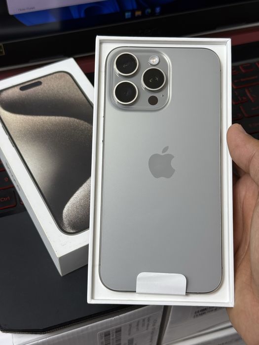  iPhone 15pro max 5G 256gb natural titanium аккум 95%