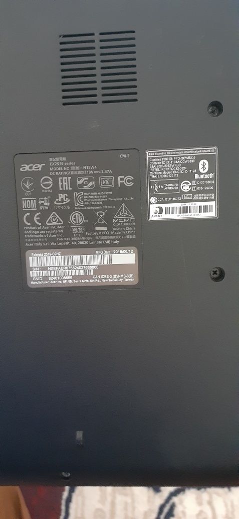 Acer EX2519, 1TB.