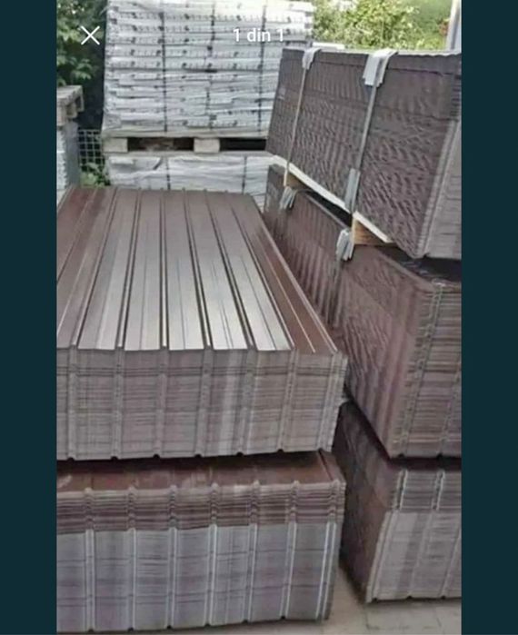 Tabla color si zinc