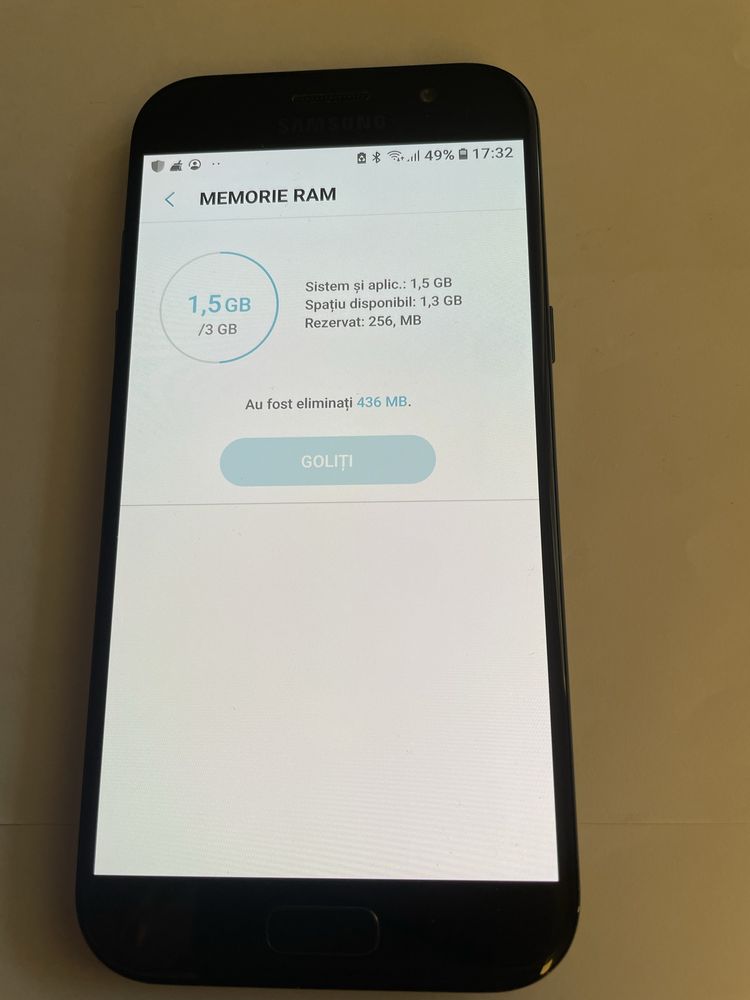 Samsung A5 2017 32gb 3gb/memorie ram