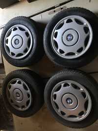 Зимни гуми с алуминиеви джанти в комплект с тазове 4бр.от БМВ 525 TDS