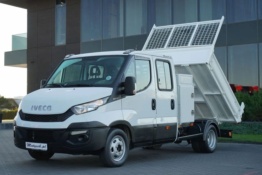 Iveco DAILY 35-150 / CAMION CU OPȚIUNI / BASCULATOR – 2.4 M / DUBLU / TRUSA DE SCULE / IMPORTAT / CONTRACT POST-SERVICE