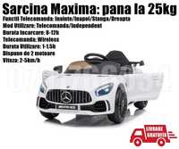 Masinuta Masina Electrica Copii Mercedes AMG Alba LIVRARE GRATUITA