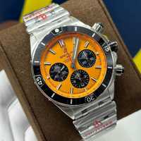Breitling Chronomat B01 42mm Steel Watch Copper Dial