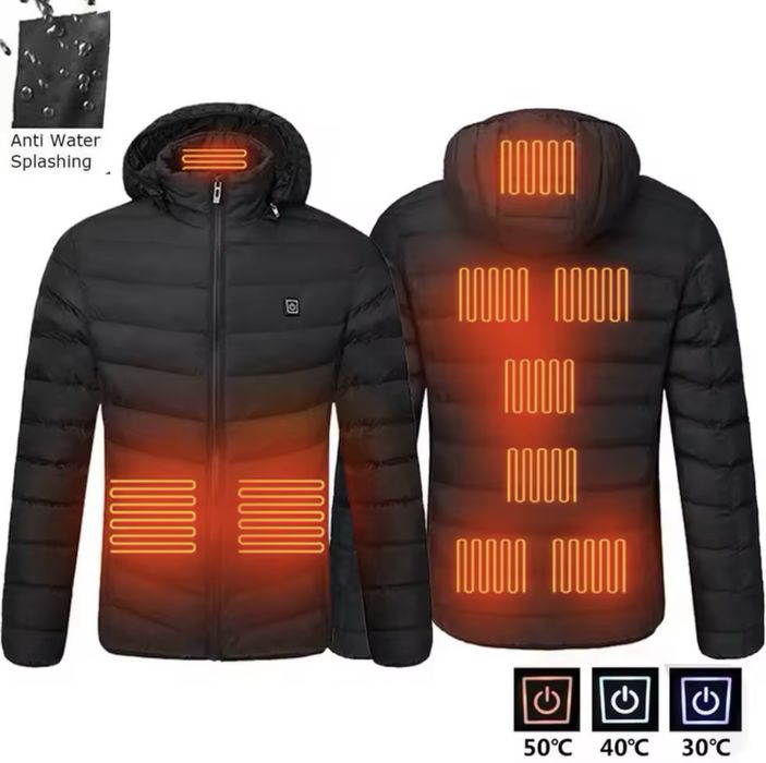 Мъжко яке с подгреви, 9 зони