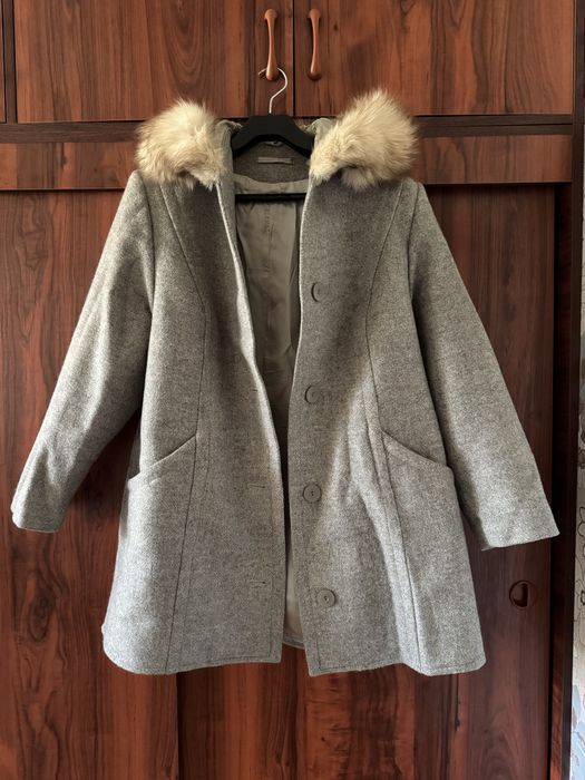 женское драповое пальто