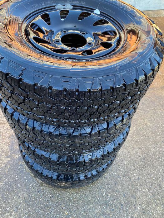 Set Jante Otel r15 cu Anvelope Off-Road GoodYear 235 75 r15