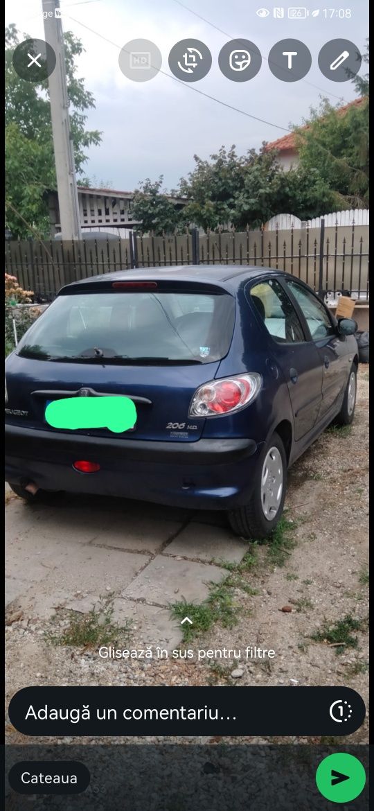 Peugeot 206in stare impecabila