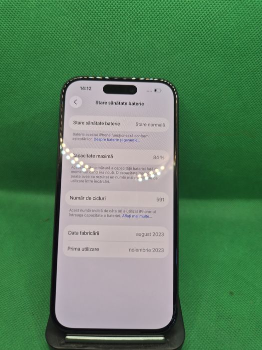 Iphone 15 128GB•Bateria 84%•Amanet Lazar Crangasi •53894