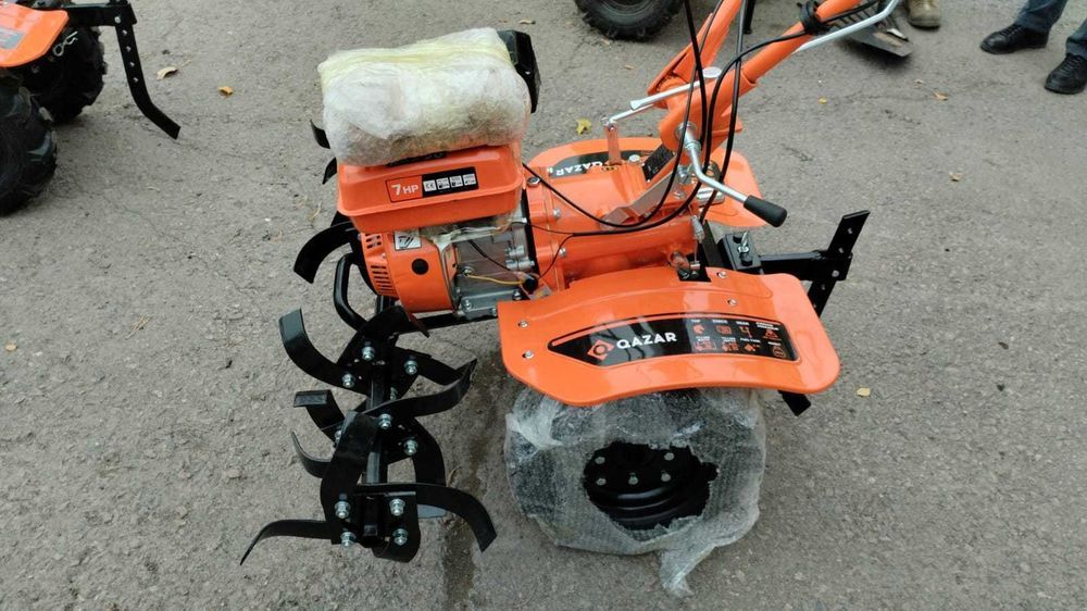 МОЩНЫЙ бензиновый мотоблок Qazar УЦЕНКА! по ВЫГОДНОЙ цене
