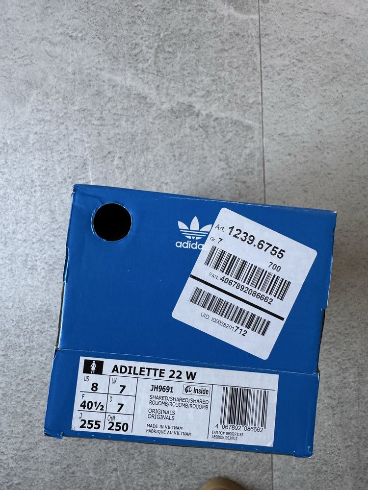 Adidas Adilette 22 rosu burgund