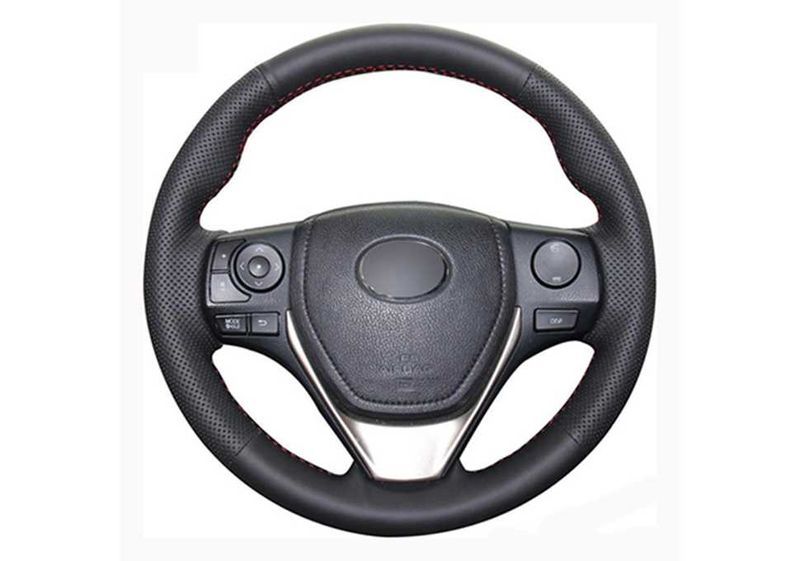 Кожен калъф за волан шиещ, Toyota RAV4, Corolla, Auris