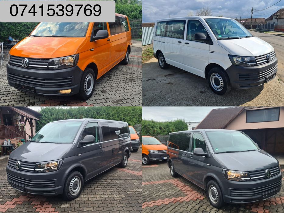 Volkswagen VW  Transporter T6, 2017, 9 locuri, model LUNG, 2.0 TDI