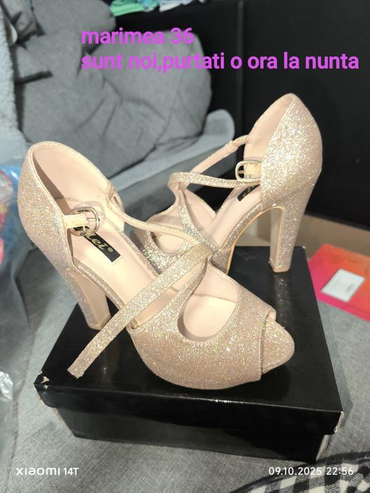 Lot Pantofi si sandale cu toc ieftini noi