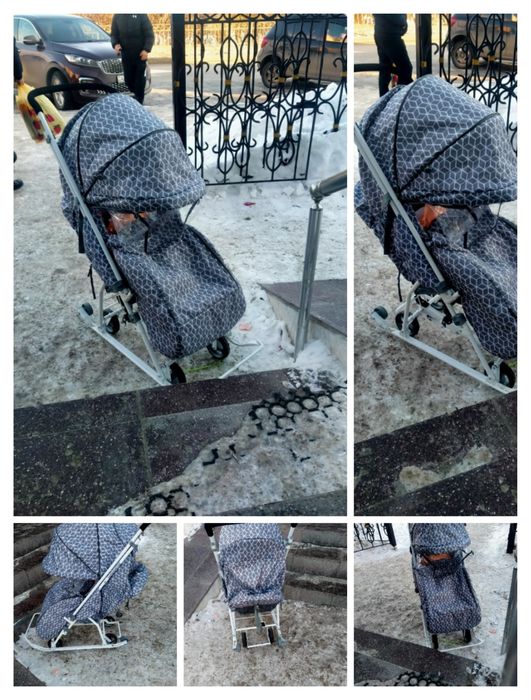 Продам санки почти новые