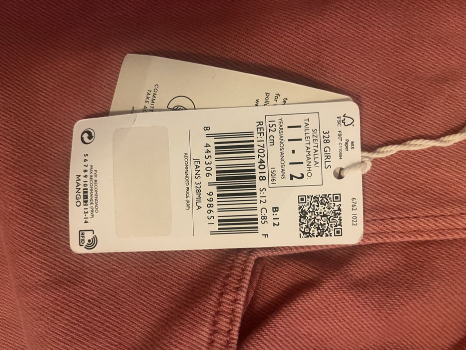Blugi Mango fete 11-12 ani , 152 cm