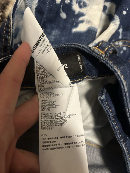 Blugi dsquared2 Bleached Jeans