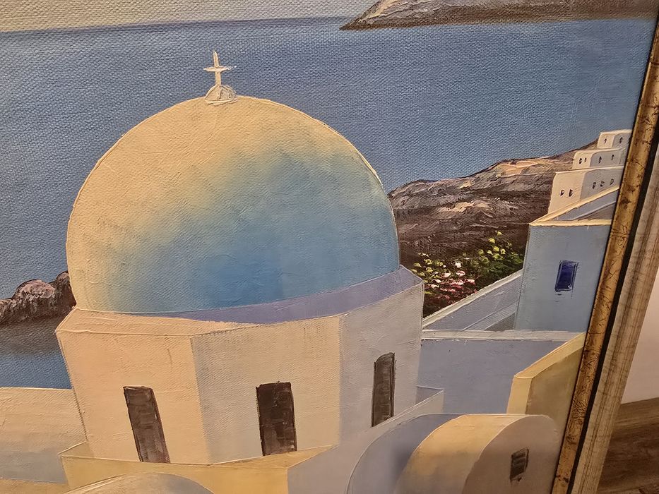 Tablouri Canvas pictate manual din Italia,  Grecia, ideale pt pensiuni