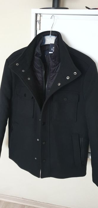 Geacă bărbați elegantă/casual cu căptușeală dublă