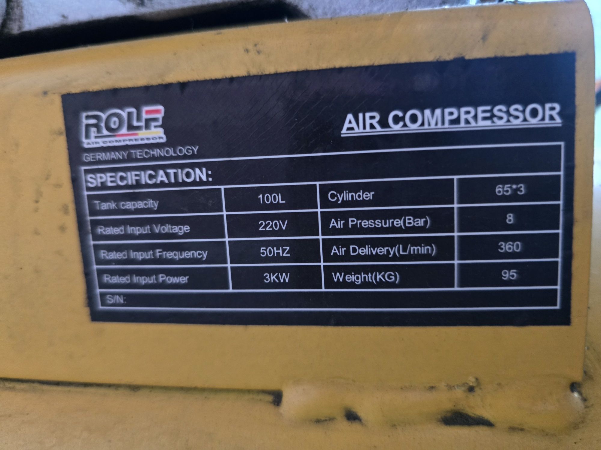 Compressor 3kw sifatli